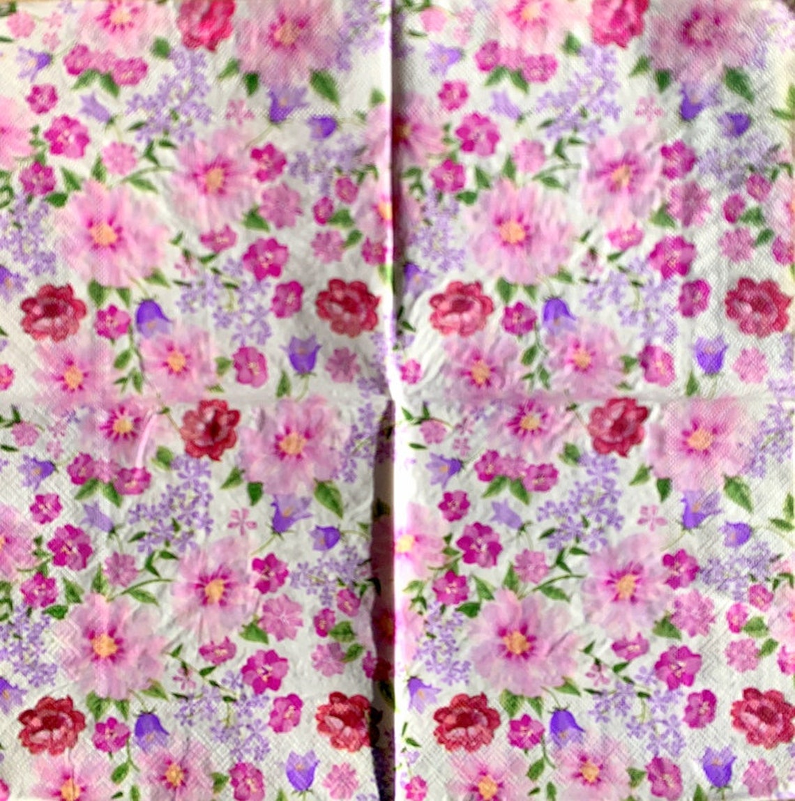 Découpage serviettes 2 serviettes en papier unique décor Etsy France