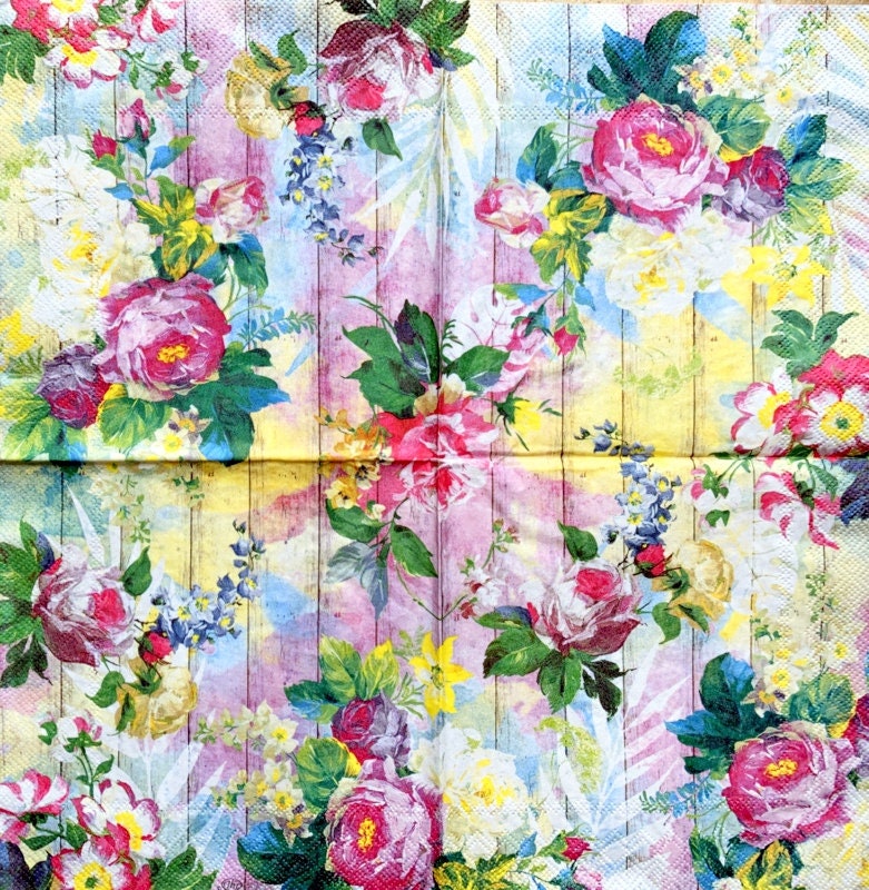 Serviettes de découpage 2 serviettes en papier unique décor Etsy