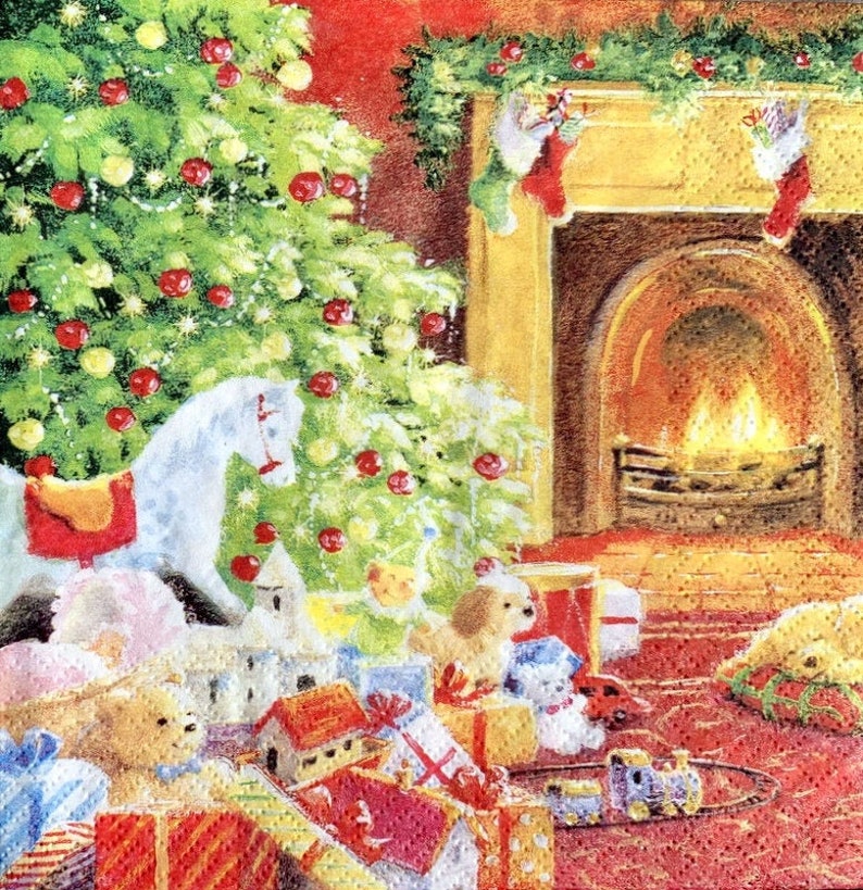 13 inches for Decoupage 2 Single Paper Napkins 33 cm Decor #716 Decoupage Napkins Paper-Craft and Collage