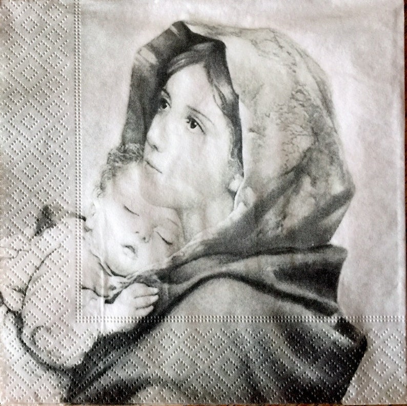 Decor #392 Decoupage Napkins 2 Single Paper Napkins for Decoupage 33 cm Paper-Craft and Collage 13 inches Dresden