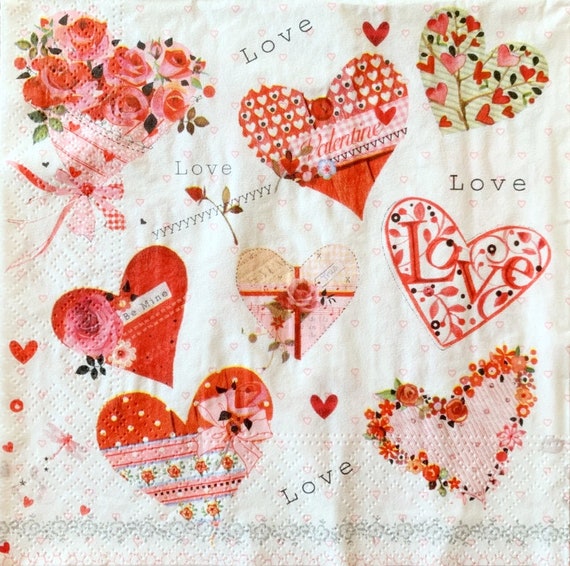 Decoupage Napkins 25 cm 2 Single Paper Napkins for Decoupage 9,5 inches Paper-Craft and Collage Decor #496
