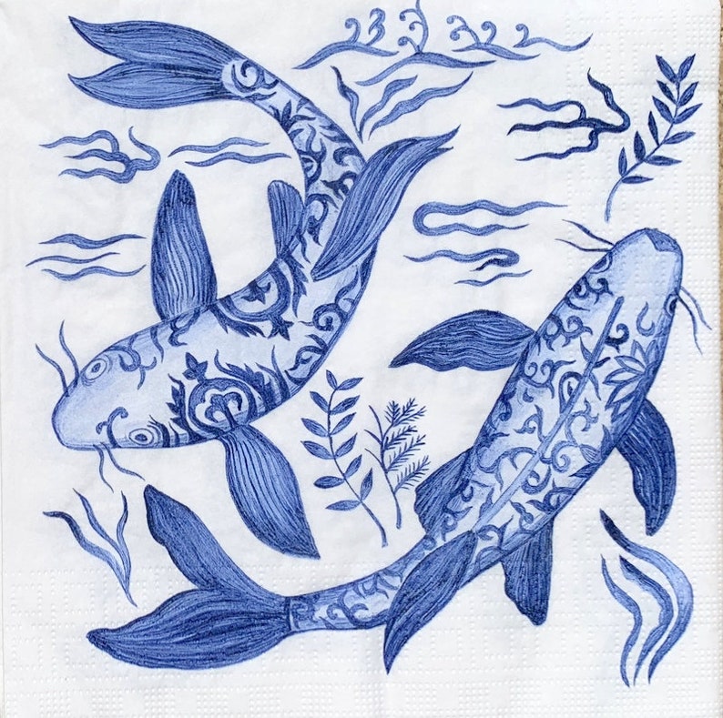 Paper-Craft and Collage Decor #654 for Decoupage 13 inches Decoupage Napkins 2 Single Paper Napkins 33 cm