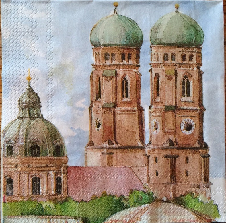 Paper-Craft and Collage Decor #528 13 inches for Decoupage Decoupage Napkins 2 Single Paper Napkins 33 cm