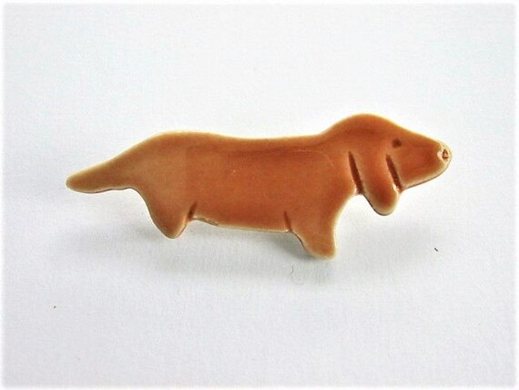 ceramic sausage dog