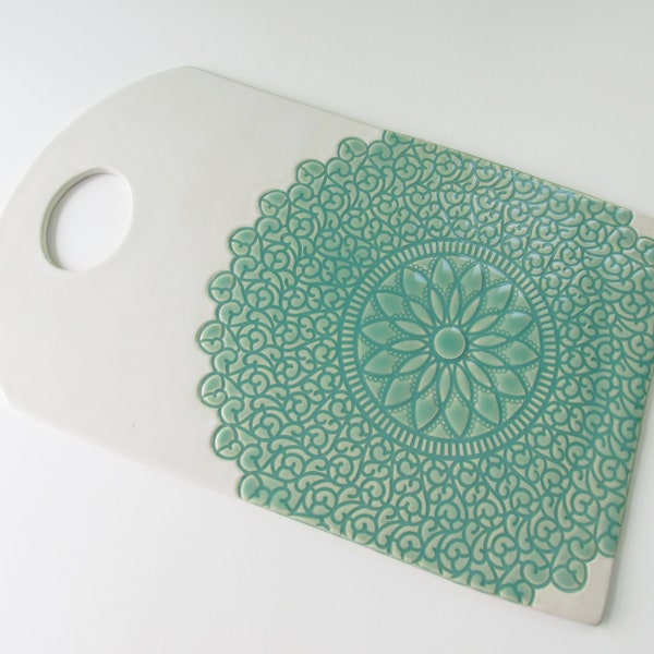 Ceramic Cheese Tray Etsy