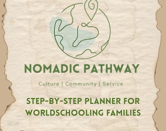 Worldschooling Planner Printable | Start Full Time Family Travel eBook