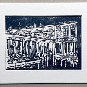 Gravure originale - Le Palais Royal à Paris