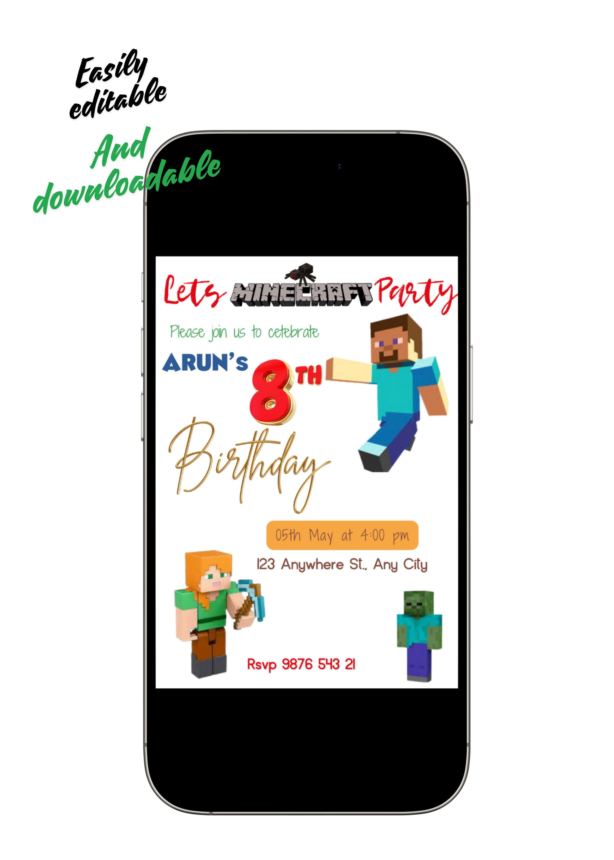5x7 Canva Invite PDF Download