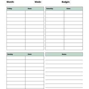 2025 Digital Budget Planner | Financial Organizer and Expense Tracker ...