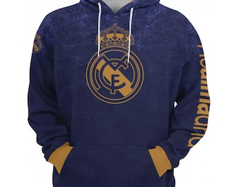 Real Madrid Sweatshirt |3D Gedruckter Hoodie | Einzigartiges strukturiertes Design | Unisex Mode