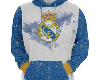 Real Madrid Sweatshirt |3D Gedruckter Hoodie | Einzigartiges strukturiertes Design | Unisex Mode