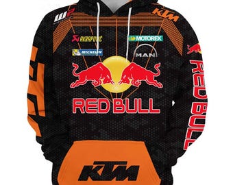 KTM Sweatshirt |3D Printed Hoodie | Unique Textured Design | Unisex Fashion