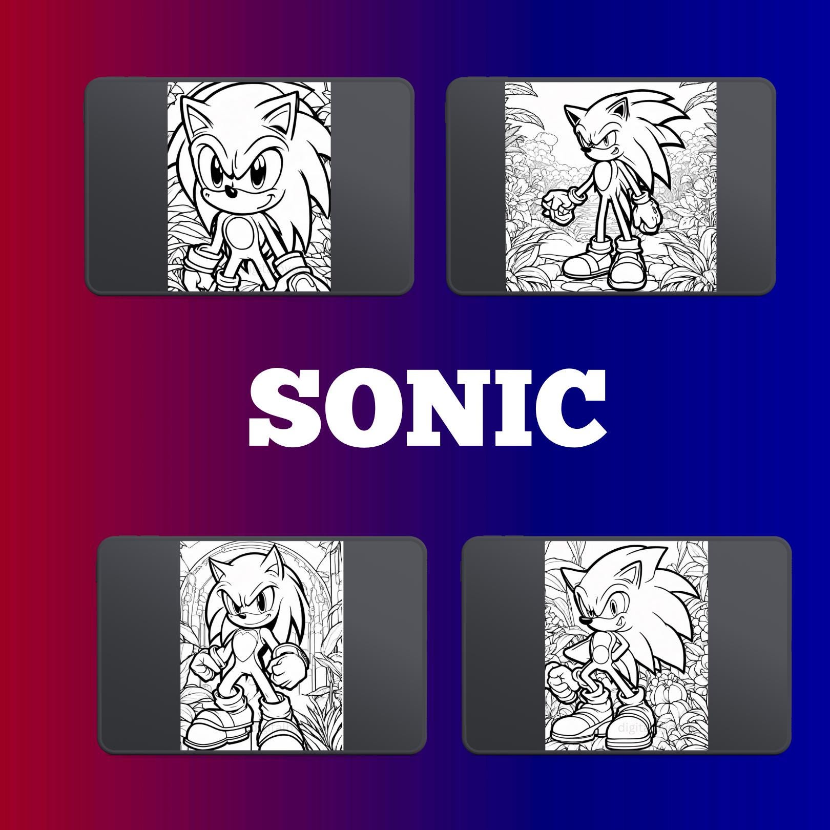 Sonic Coloring Book Coloring Pages Fun Coloring Pages for Kids