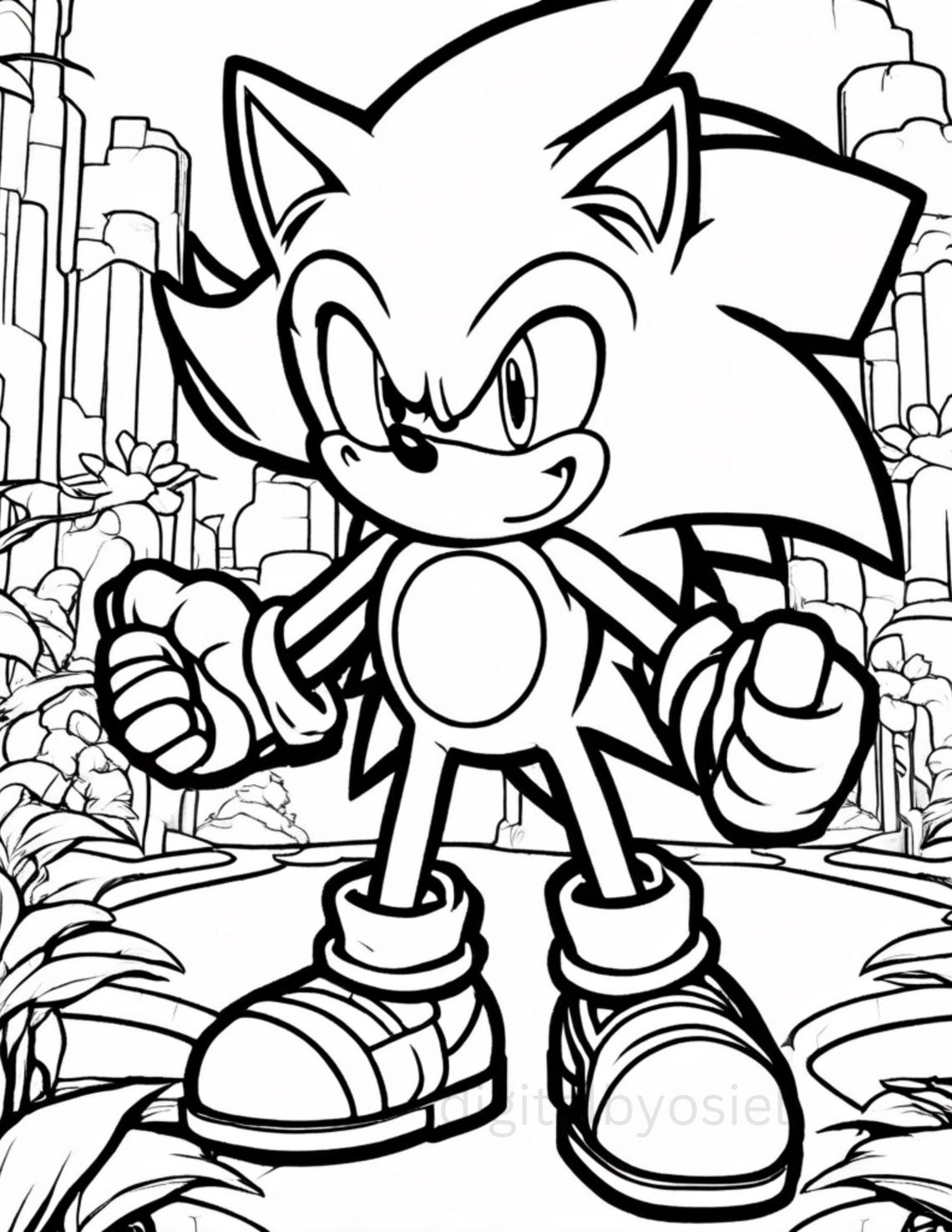 Sonic Coloring Book Coloring Pages Fun Coloring Pages for Kids ...