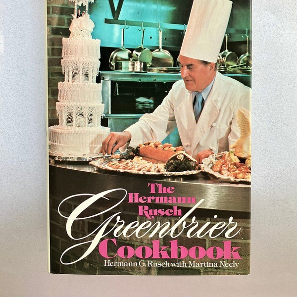 GREENBRIER Hotel Cookbook Vintage 1975 First Edition Continental Cooking