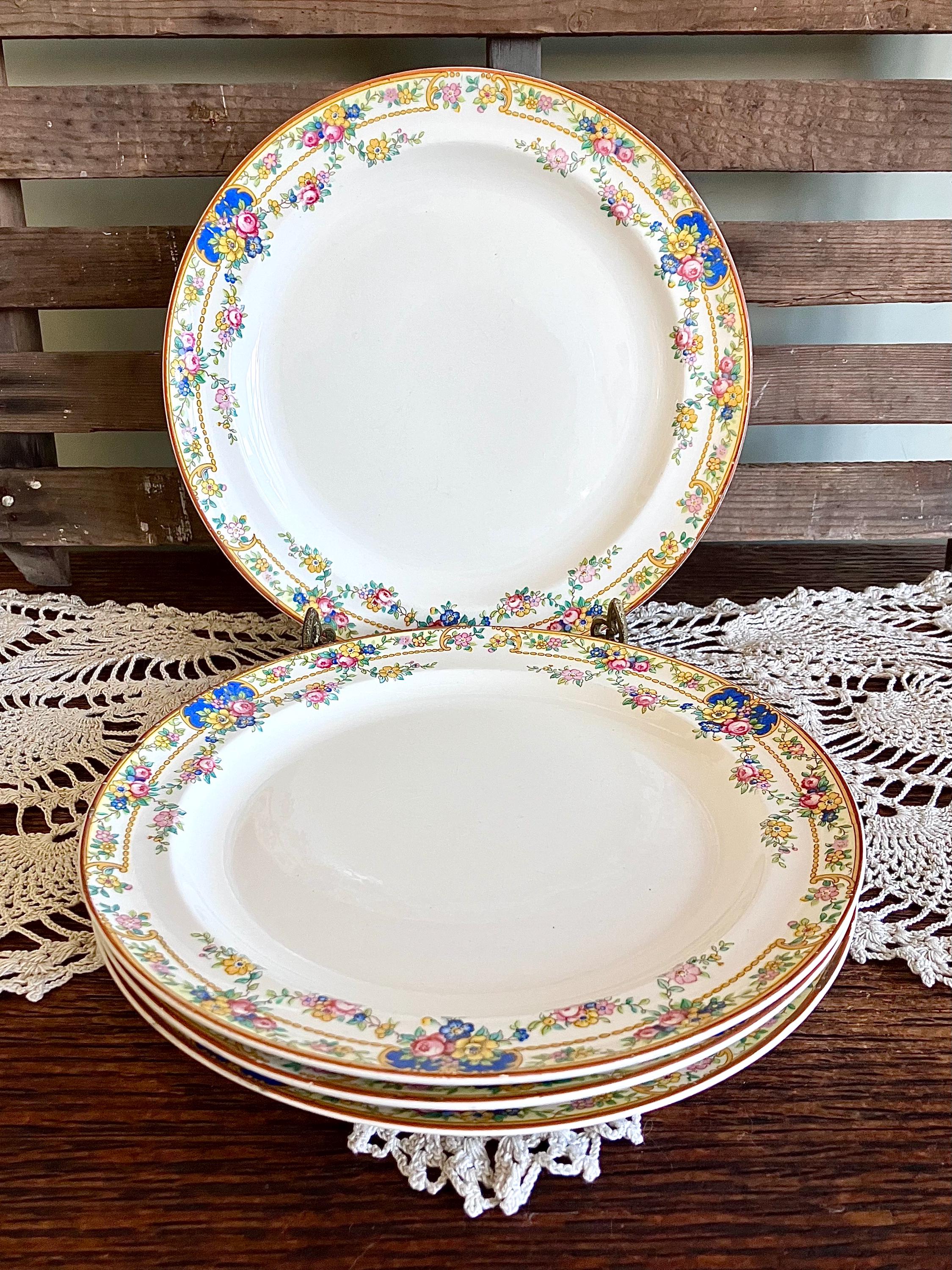 アメデオ　ノリタケ　MARLENE 月桂樹M印　プレート4枚セット アメデオ ノリタケ MARLENE 月桂樹M印 プレート4枚セット アメデオ