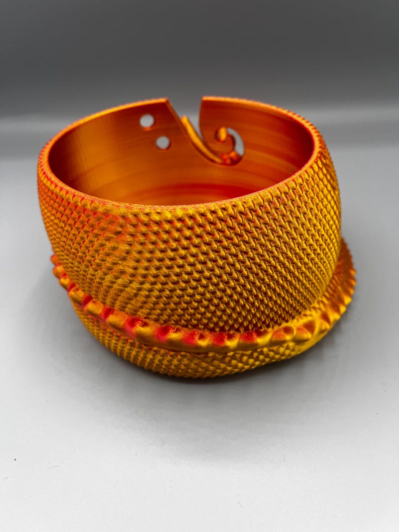 Sleeping Dragon Yarn Bowl 3D printed in ECO friendly PLA With Tool Holder image 8