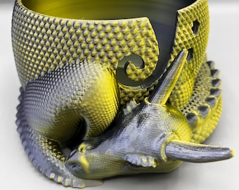 Sleeping Dragon Yarn Bowl 3D printed in ECO friendly PLA Without Tool Holder