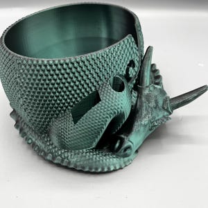 Sleeping Dragon Yarn Bowl 3D printed in ECO friendly PLA With Tool Holder image 10