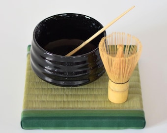 Handmade Mini Tatami Mat: Japanese Tea Ceremony Display