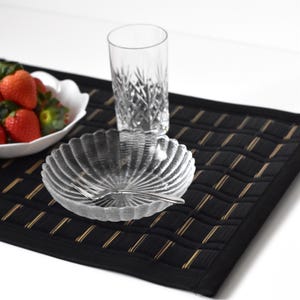 Zen-Inspired Japanese Igusa Rush Grass Placemats - Set of 4 for Your Dining Pleasure