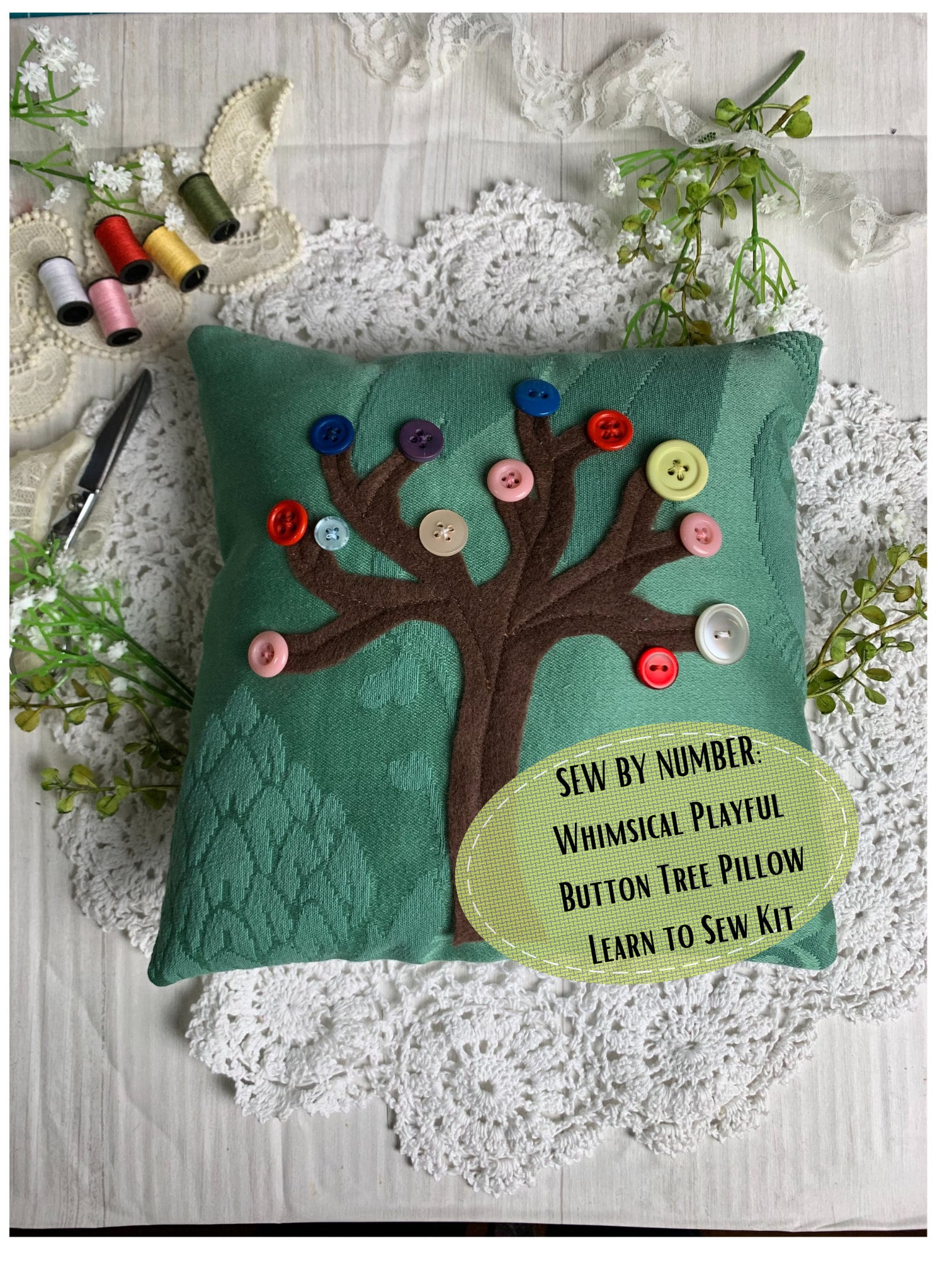 33 Adorable Button Crafts For Kids: Fun and Creative 7 Learn to Sew Kit for Kids Ages 8 and Up Whimsical Playful Button…