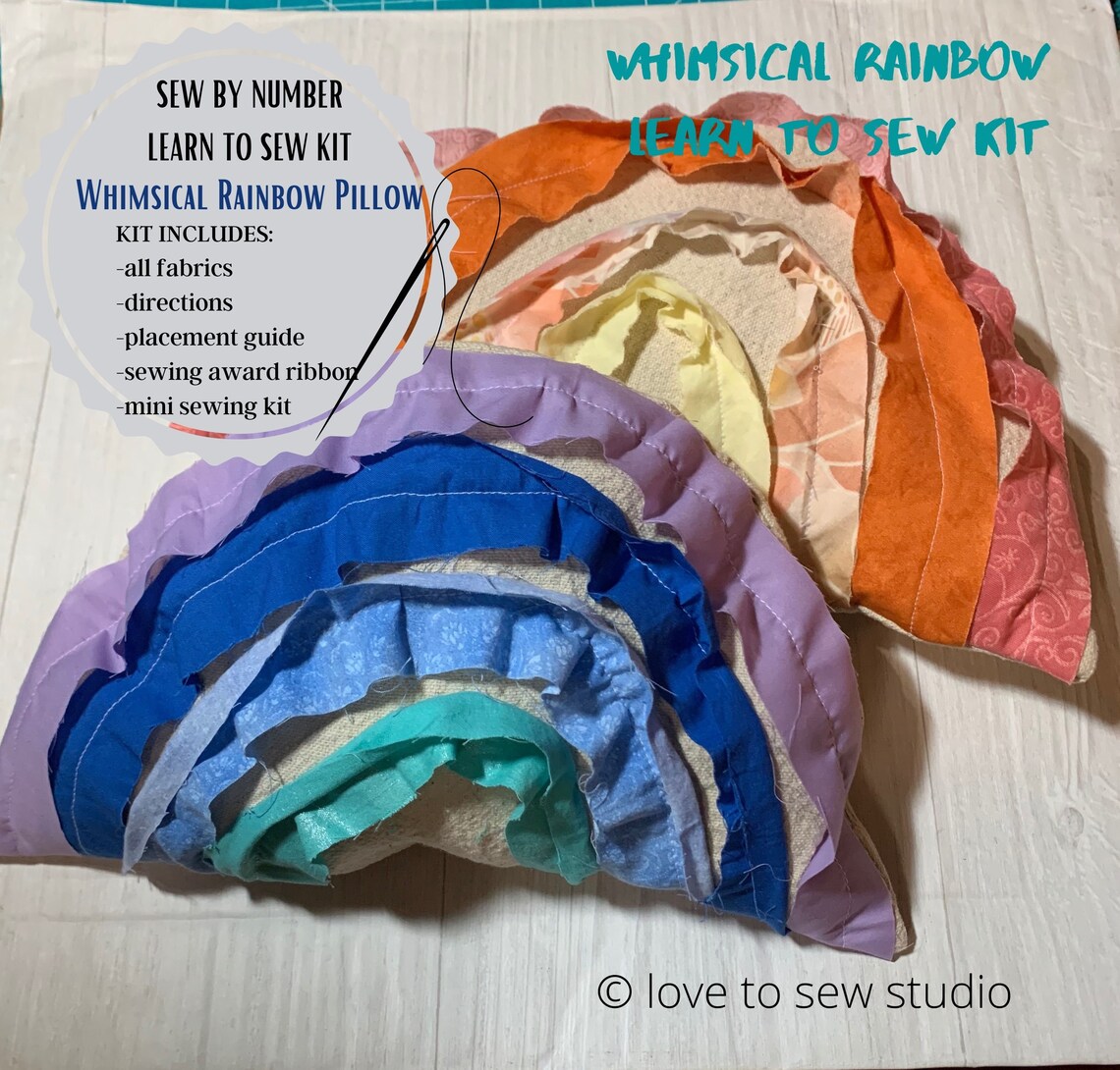 SEW BY NUMBER Sewing Kit for Kids Learn to Sew Kit for Etsy