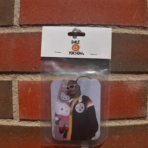 Snoop Dogg x Hello Kitty Air Freshener | Car Air Freshener | Custom Gift | Versace Scent |