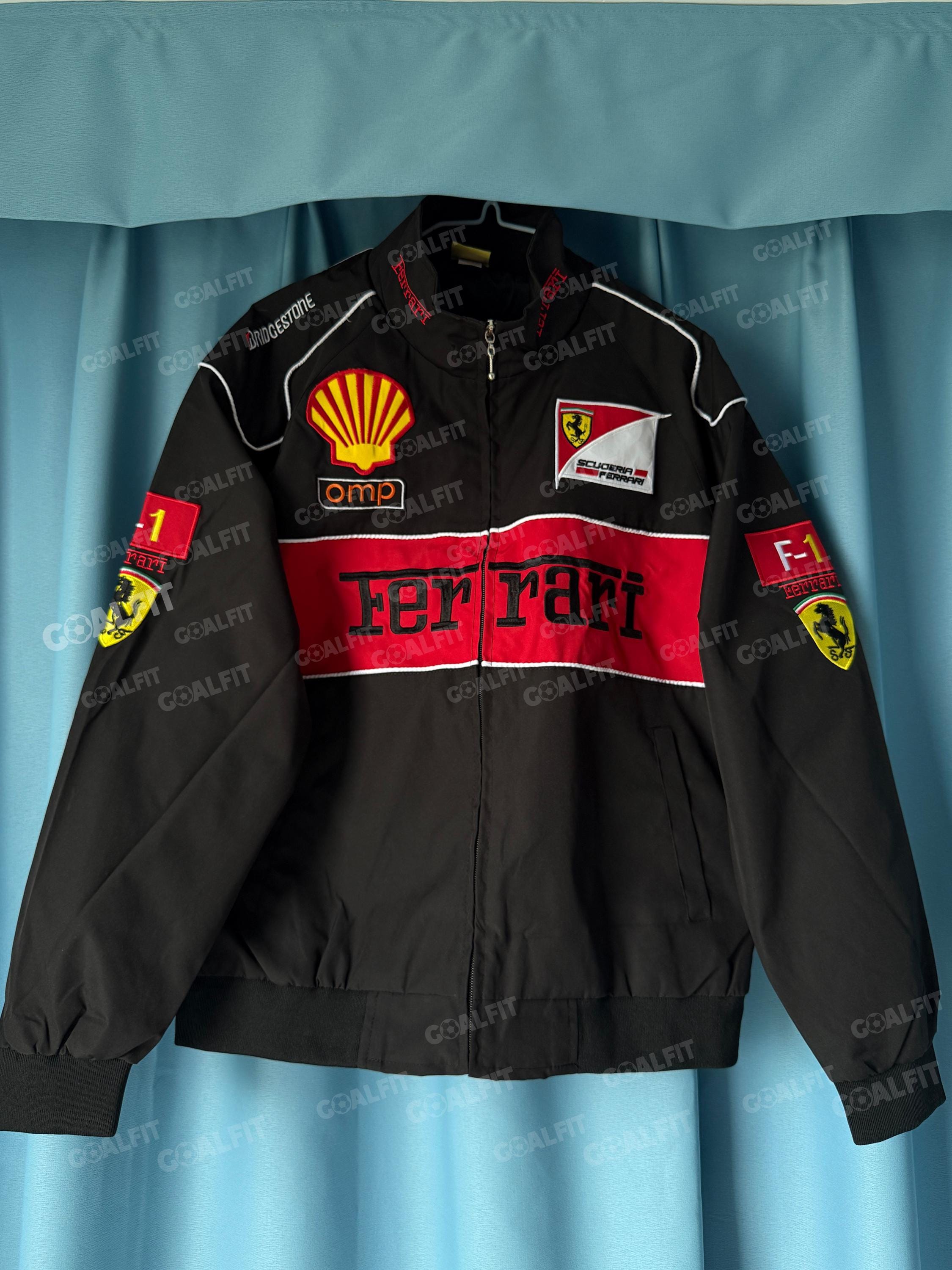 Ferrari F1チームジャケット 黒/赤 レーシングジャケット 中綿ブルゾン Formula 1 jacket - Etsy 日本