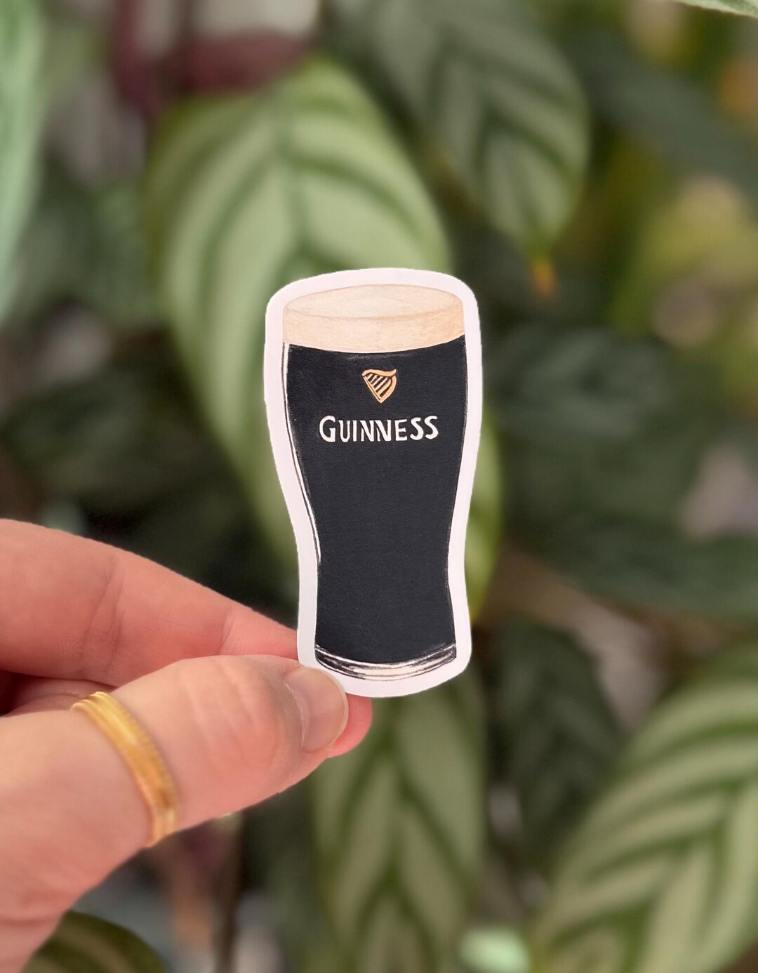 Pint of Guinness Sticker / Long Lasting Water Resistant Vinyl Gloss ...