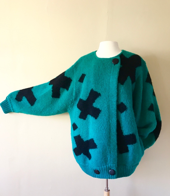 Late 80s 90s Oversized Mohair Sweater