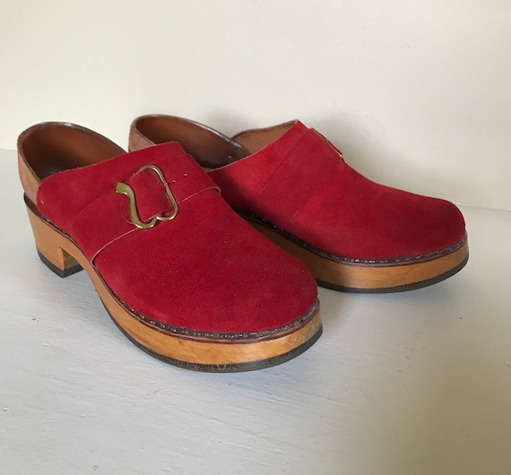 1970s Nubuck Clogs Portland OR