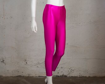 hot pink spandex leggings