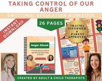 Anger Ahead: A Fun Workbook for Kids to Spot Warning Signs & Stay in Control