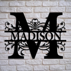 Letreros metálicos personalizados. Diseños vintage ideales como números de casas, letreros de tiendas y decoración de paredes en interiores. Clásicos, elegantes y lujosos.