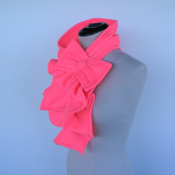 Neon Pink Scarf - Etsy