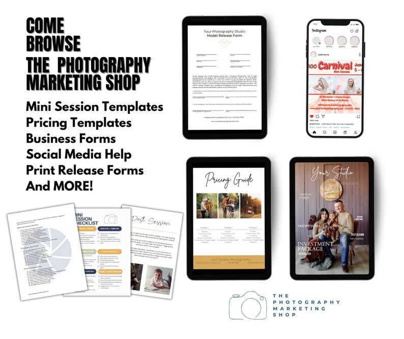 Editable Mini Session Schedule Canva Template, Client Sign-up Sheet ...