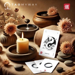 TAO-kaarten – 81 inspirerende kaarten met een gratis gids – gebaseerd op de 'Tao Te Ching' van Lao Tzu – een uniek spiritueel geschenk in het Hebreeuws"