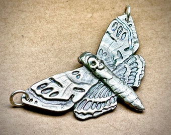 Death’s head moth focal pendant