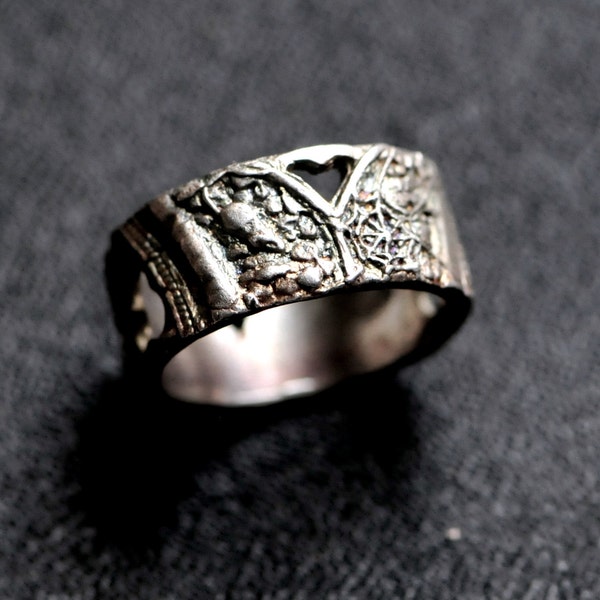 The Ruins Ring size 5 Sterling Silver