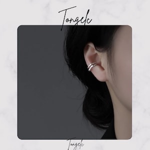 Stylish Non-Piercing Double Layer Ear Cuff: Y2K Inspired Cartilage Clip Earring for Women
