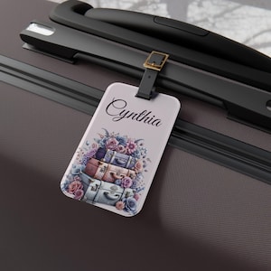 Customizable Luggage Tag, Personalized Luggage Tag, Bag Tag, Travel Accessories, Suitcase Identifier, Custom Name Tag