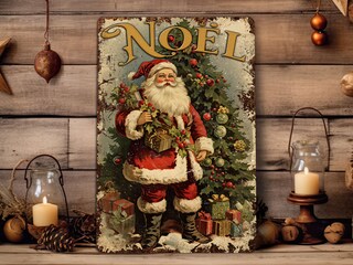 Primitives By Kathy Cartello In Legno Rustico 'I Ate Santa's Cookies, No Regrets', 22,5x15,8cm, Decorazione Natalizia Divertente