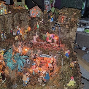 Crèche populaire napolitaine