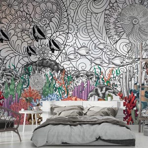 Papier peint 3D motif géométrique coloré, papier peint moderne, décoration murale rayures géométriques, papier peint autocollant ou papier peint ordinaire, décoration murale de luxe