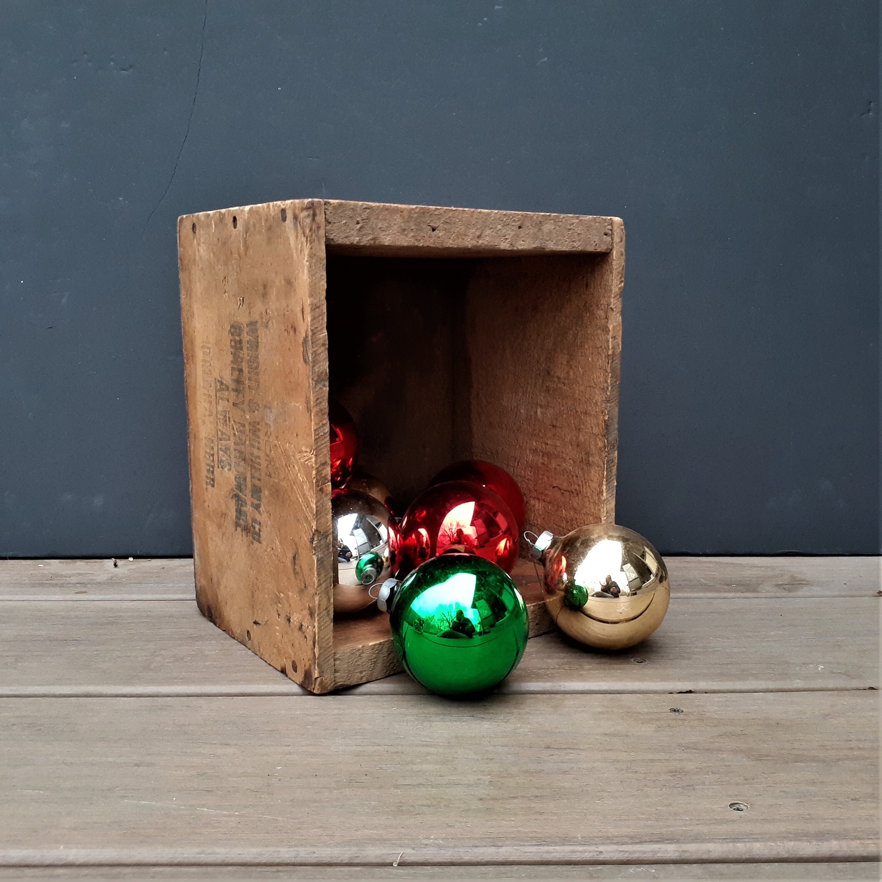 Vintage armas pequeñas munición madera caja de madera Wright y | Etsy