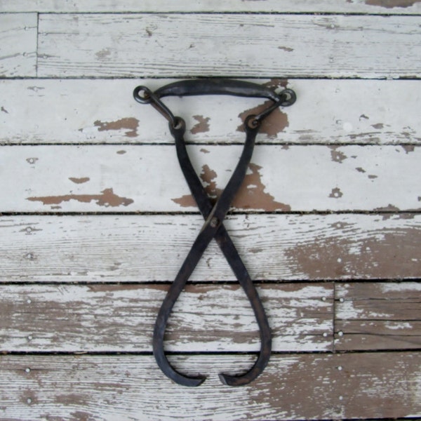 Rustic Metal Ice Tongs for your Industrial Decor
