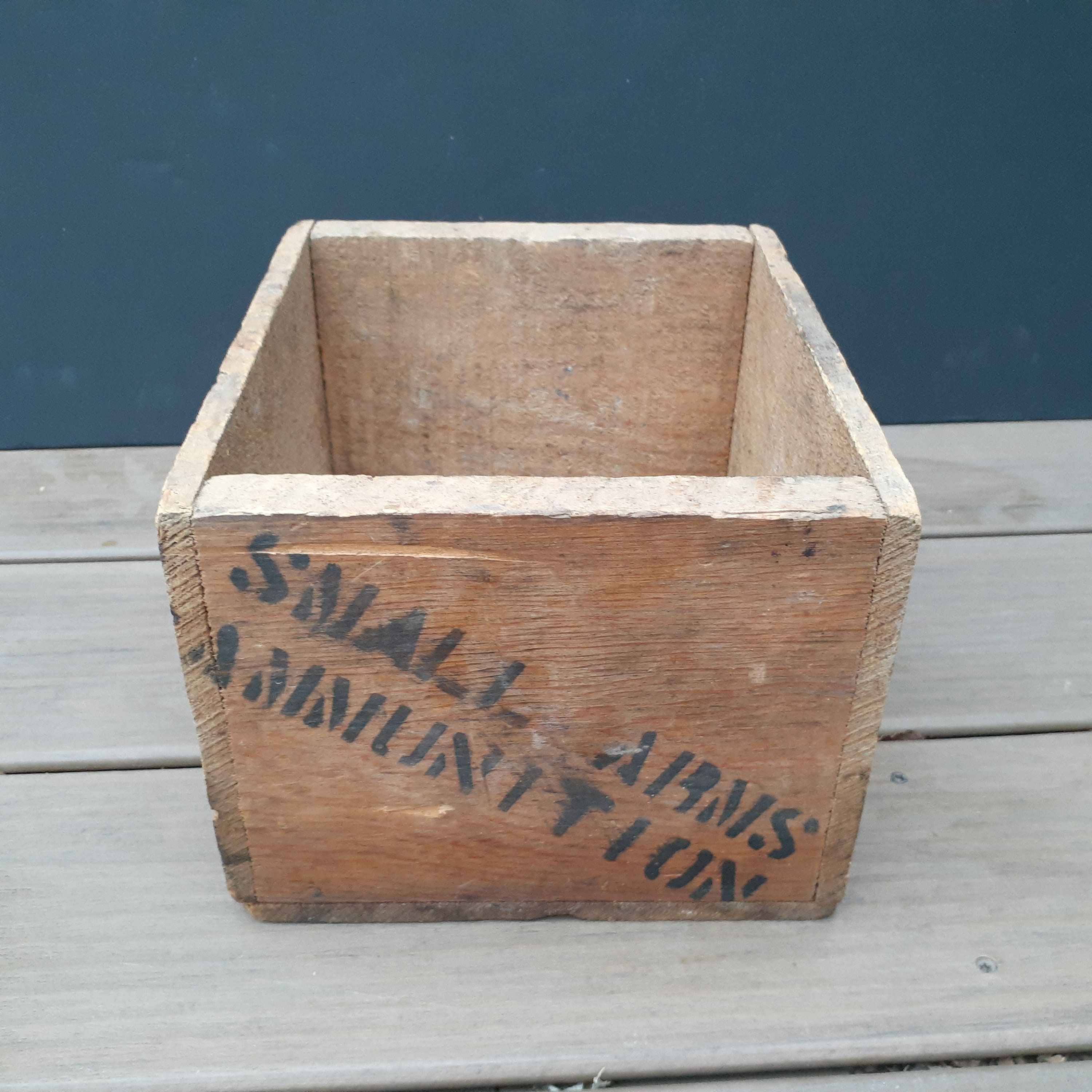 Vintage armas pequeñas munición madera caja de madera Wright y | Etsy