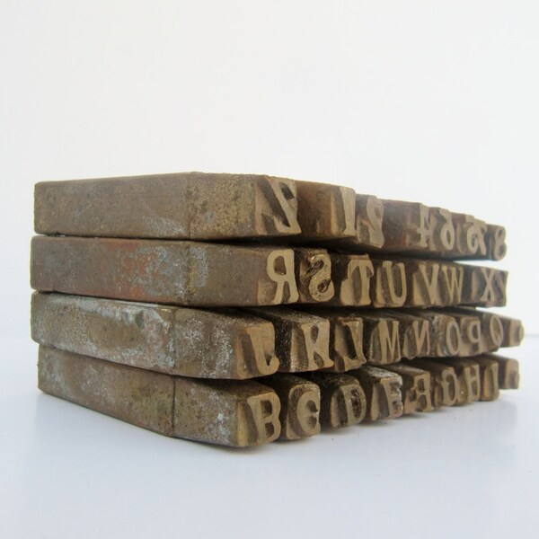 Metal Letters and Numbers