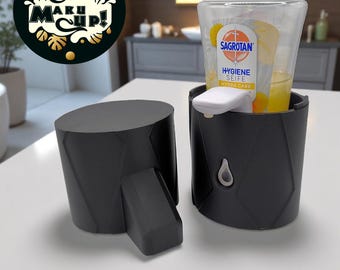 Maku Up Soap Dispenser Protective Cover for Sagrotan No-Touch – Modern Design - Dettol Soap Dispenser - Bathroom Accessories - Minimalist